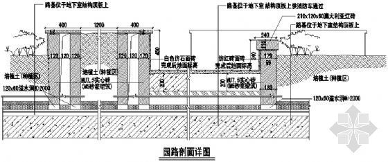 园路剖面详图37