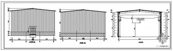 单跨40米钢结构资料下载-唐山某18米跨钢结构厂房图纸