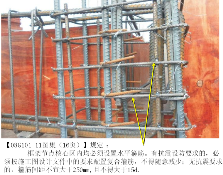 建筑工程质量样板引路工作手册PPT（133页，附图丰富）-水平箍筋