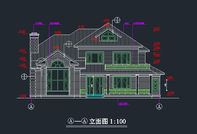 别墅坡顶施工浇筑图资料下载-100套别墅施工图（含建筑、结构、施工）