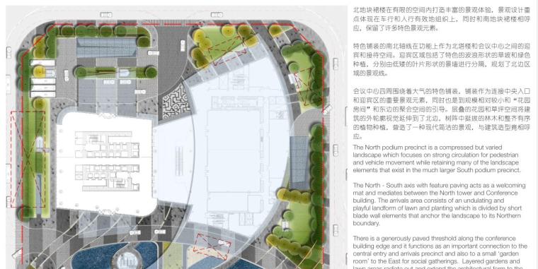 [浙江]]银川绿地办公商业中心景观方案设计文本（PDF+83页）-分区设计