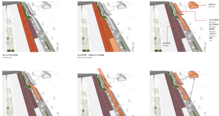 [浙江]杭州金沙大道街道景观设计（滨水，公园）B-6 公共车站
