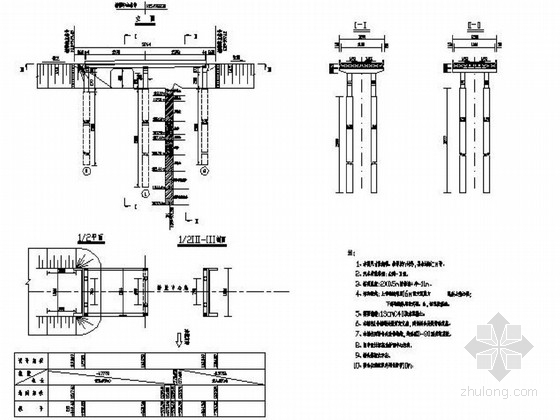 空心薄壁墩盖梁支架计算书资料下载-[黑龙江]37.64米长简支预应力空心板桥施工图42张（附计算书）