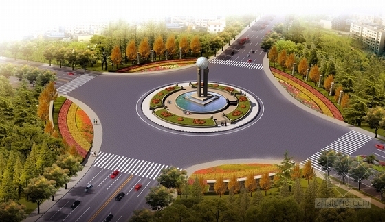 [江苏]地域性文化特色道路景观规划设计方案-景观效果图