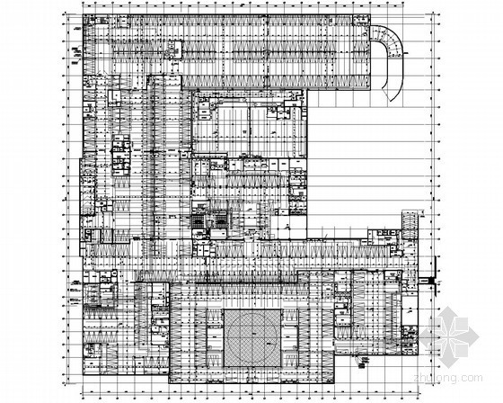 大学生食堂设计图纸资料下载-[上海]某商务中心给排水消防设计图纸（6栋楼、地下室）