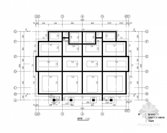 两层花园式住宅建筑施工图资料下载-两层砌体住宅结构施工图