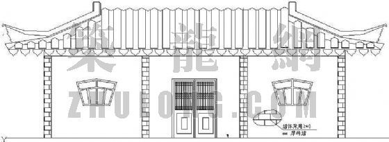 古建筑建筑设计规划资料下载-某古建筑设计方案