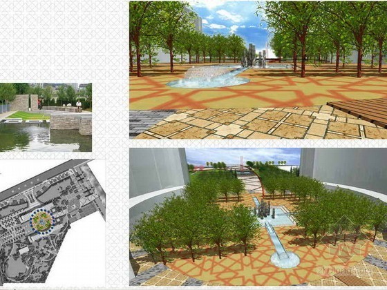 新疆沙雅办公区绿地景观规划方案- 