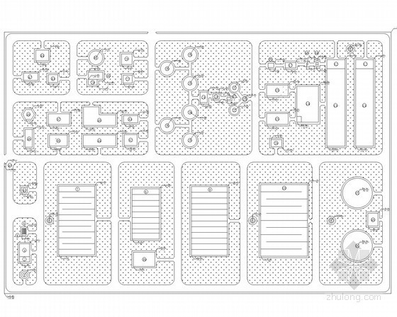 污水处理厂区布置图cad资料下载-[辽宁]工业区污水处理厂工程毕业设计