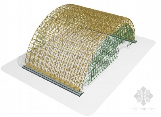 钢篷施工图资料下载-核电站钢结构篷体加工制作施工技术