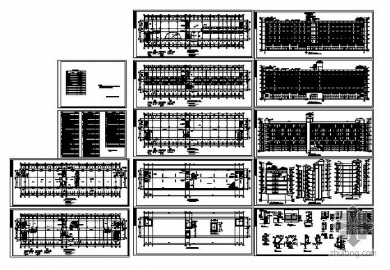 某六层酒店设计方案建筑施工图图-4