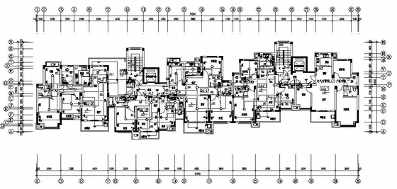 11层住宅楼低压系统图资料下载-广西某小区11层住宅楼电气施工图