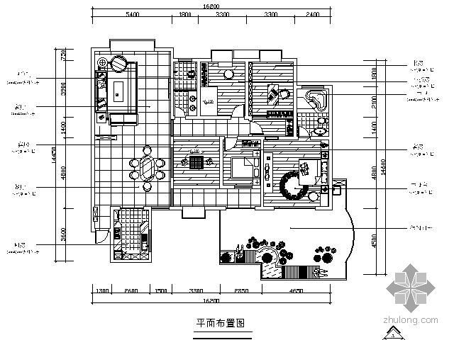 春季家居配色设计方案揭密资料下载-[学生作业]175平家居设计方案图