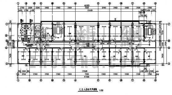 高层办公楼初步设计施工图资料下载-高层办公楼电气施工图