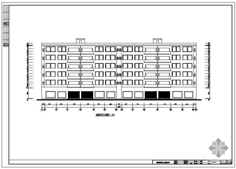 6层砖混毕业设计住宅资料下载-[学士]某底框花园住宅毕业设计(含计算书、部分建筑图)