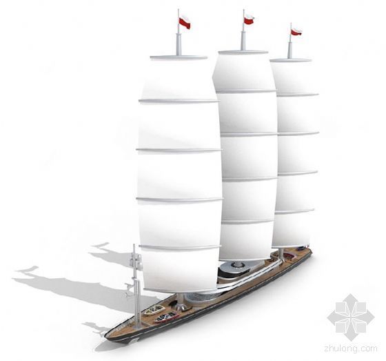 帆船3D模型资料下载-船29