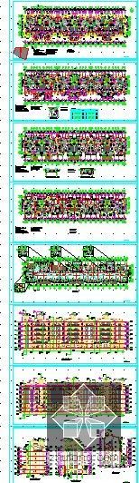 [毕业设计]郑州住宅楼施工组织设计及施工图预算（附全套图纸）141页-图纸