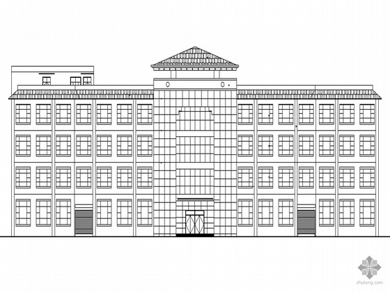 某办公楼建筑施工套图资料下载-[温州市]某电气公司五层办公、活动楼建筑施工套图