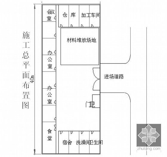 [江苏]12000米市政管网工程施工组织设计（209页）-施工布置平面图