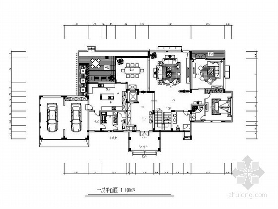 现代时尚三层别墅模型资料下载-时尚现代三层别墅样板房装修图（含效果）