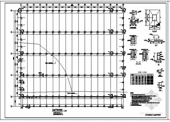 90m腹拱桥设计图资料下载-某五跨单层实腹式门式轻钢结构设计图