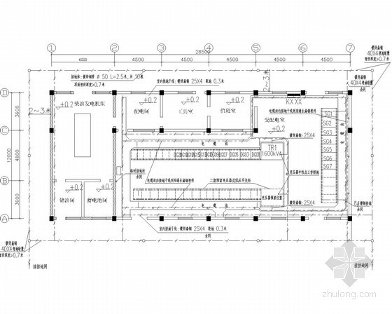 电站全套CAD图纸资料下载-[四川]10KV变电站设计图纸