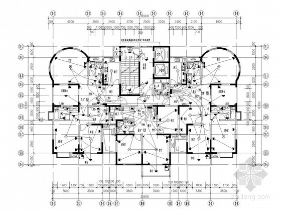 江苏11层住宅电气资料下载-[江苏]30层住宅强电系统电气施工图纸