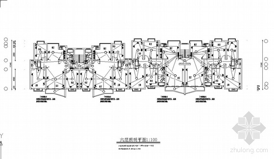 某6层住宅电气设计图资料下载-某住宅电气设计图