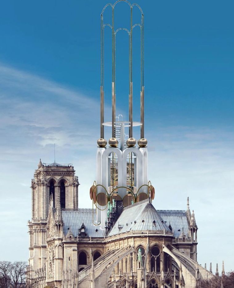 巴黎圣母院即将重建？建筑师和热心网友的概念方案亮了！_12