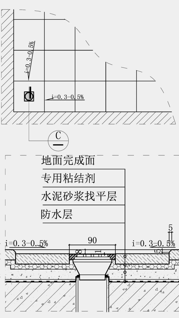 地漏与瓷砖的4种拼接方法及安装工艺_12