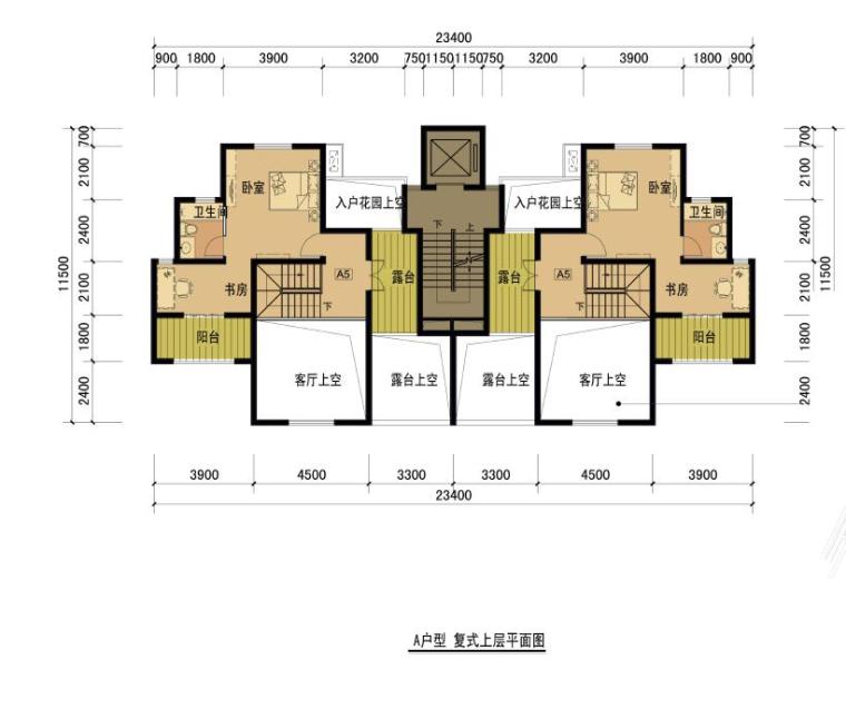 [重庆]英式经典风格高端住宅建筑设计方案文本-英式经典风格高端住宅建筑平面图