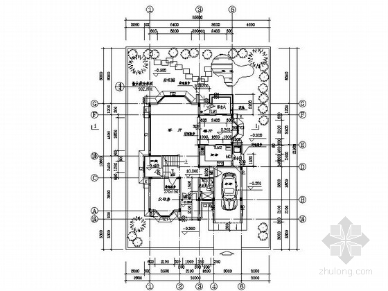 [合集]3套超精品独栋别墅建筑施工图（含效果图及结构水暖图纸）-3套超精品独栋别墅建筑平面图