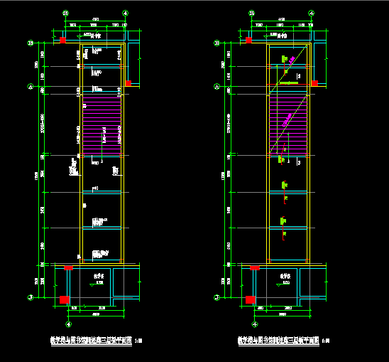 各楼之间框架结构连廊结构施工图_3