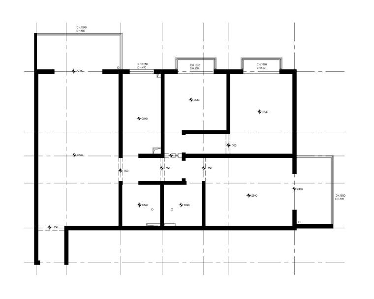两居室改三居资料下载-三居室改造成大两居室的改装方案（附施工图＋效果图）