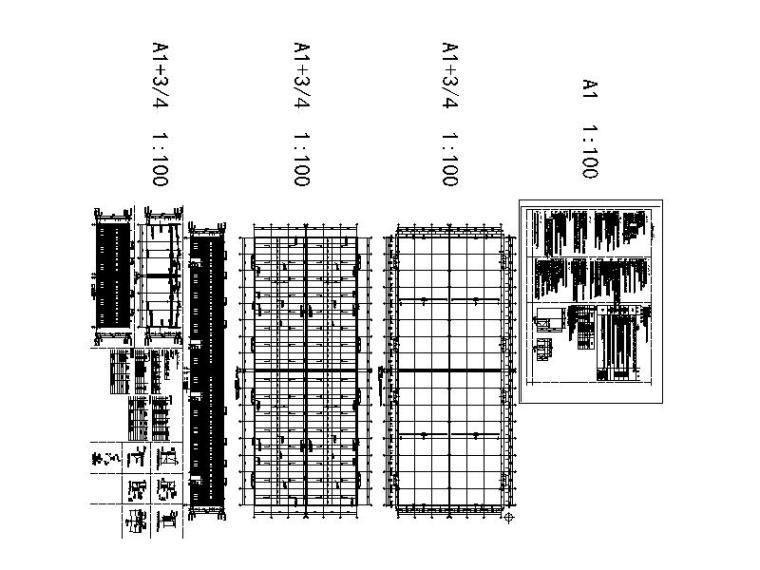 [宁夏]现代钢结构物流厂房建筑施工图-缩略图