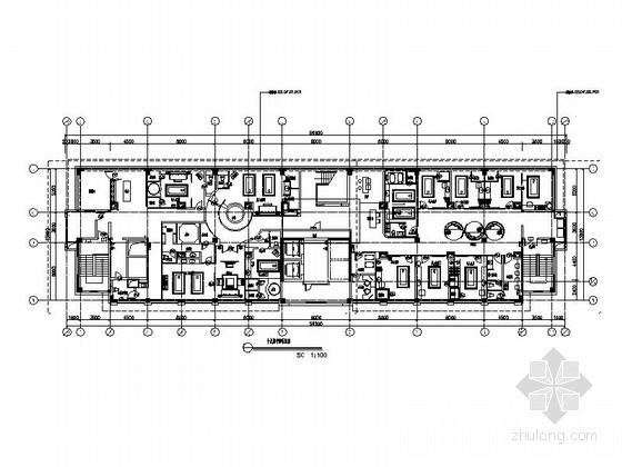 餐厅小包间施工图效果图资料下载-[上海]高档现代航空酒店室内装修设计工程施工图（含效果图）