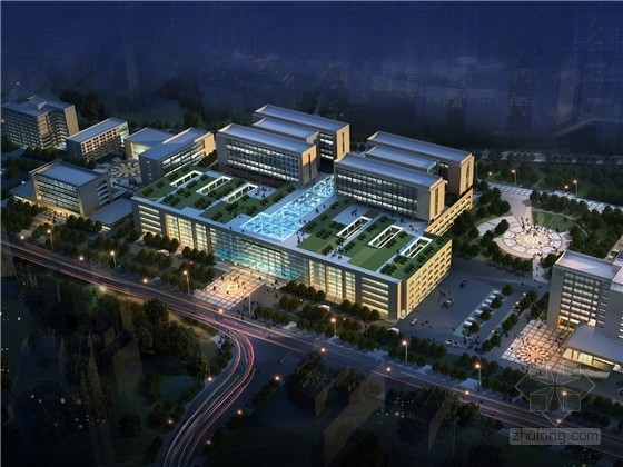 现代风格大型医院资料下载-[重庆]现代风格大型医院设计方案文本（含cad）