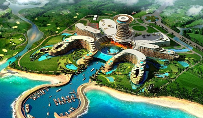 度假区商业CAD资料下载-龙沐湾国际旅游度假区酒店的BIM实践与思考（19页内容图片丰富）