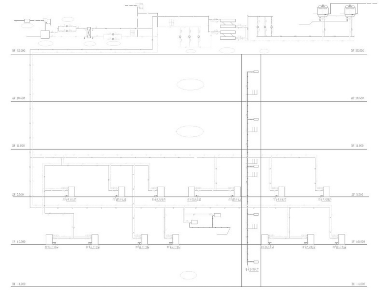 [重庆]知名商业建筑空调通风及防排烟系统设计施工图-空调水系统原理图一.jpg