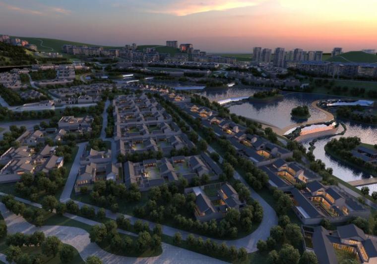 旅游城市规划设计方案资料下载-[贵州]山水人居文化旅游城市景观概念规划设计方案（2016年最新）