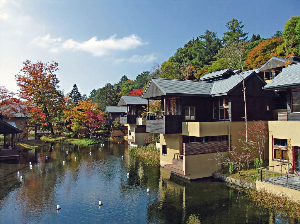 [分享]日本轻井泽虹夕诺雅酒店景观