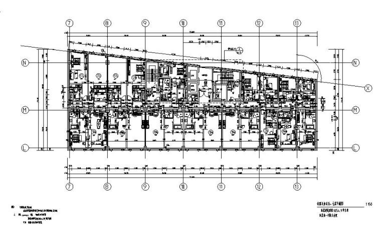 漕河泾新建办公楼施工图设计90个CAD文件-公寓平面图