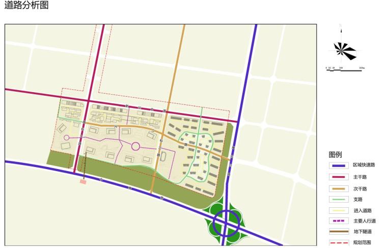 [浙江]某新兴商业产业集群核心区城市设计文本（JPG+PDF+PPT）-道路分析