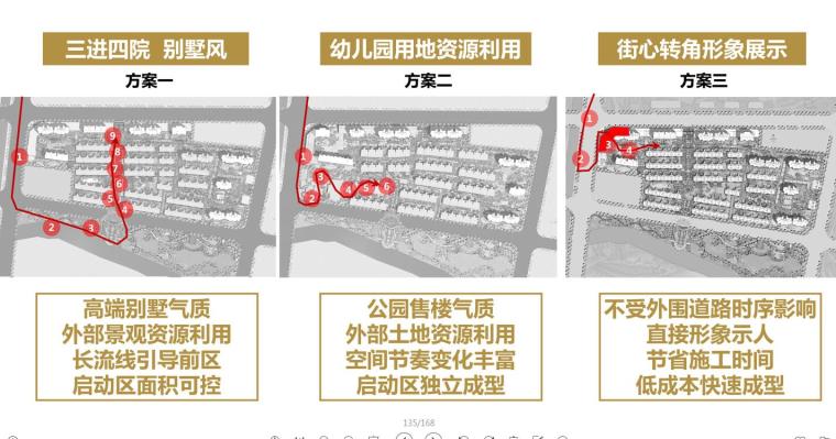 [上海]招商大场联排别墅居住区建筑方案文本（JPG+168页）-方案对比