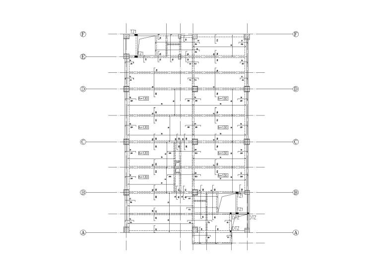 车间混凝土施工图资料下载-9层钢混框架结构车间结构施工图（2016）