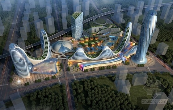 贵州城市设计方案资料下载-[合集]3套现代风格大型城市综合体设计方案文本（含CAD、景观）