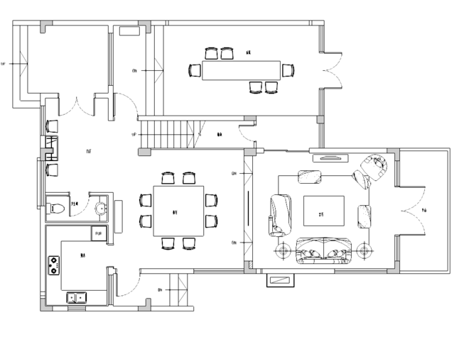 海南简化中式住宅资料下载-[海南]西班牙风格住宅装修施工图
