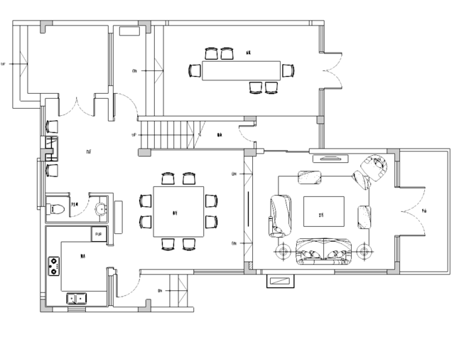 海南住宅施工资料下载-[海南]西班牙风格住宅装修施工图