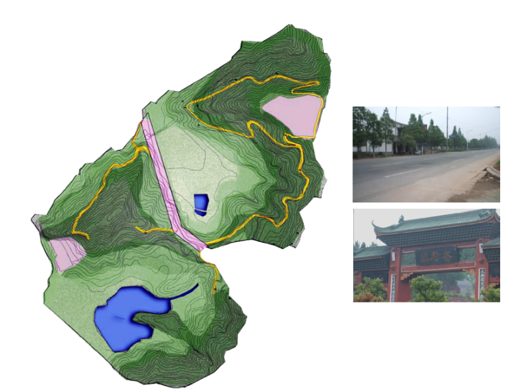 [四川]成都新津老君山项目住宅规划设计方案文本-基地周边状况