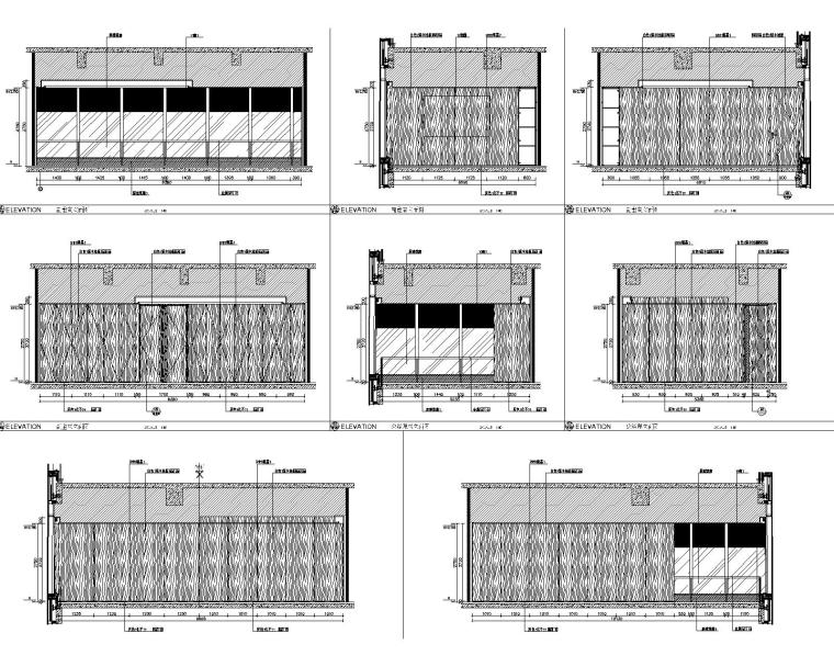 [江西]某建设工程有限公司办公室全套设计资料-13层立面图2